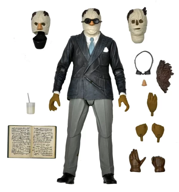 Universal Monsters Action Figure Ultimate The Invisible Man 18 cm Nerd Stark