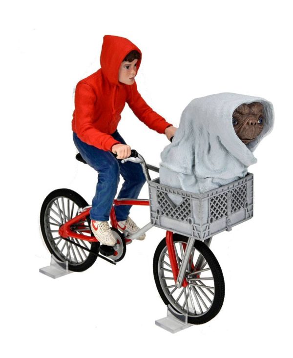 Action Figure Elliott & E.T. in Bicicletta