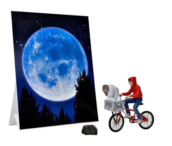 Action Figure Elliott & E.T. in Bicicletta