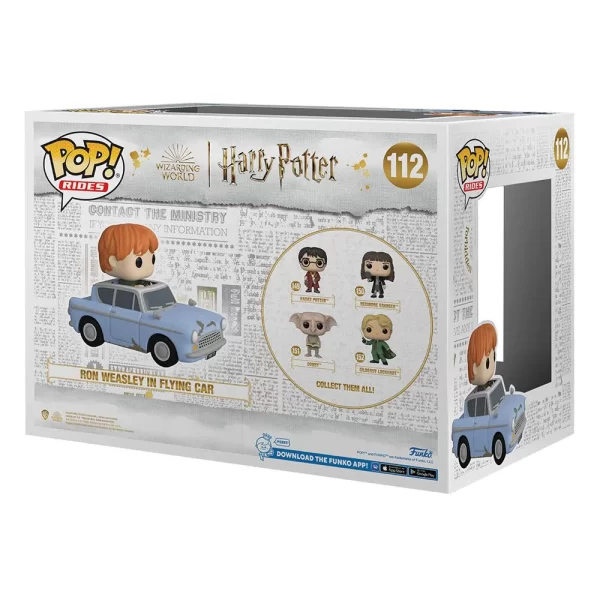 Harry Potter POP! Ron con Automobile 15 cm
