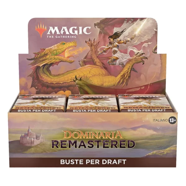 Magic the Gathering Dominaria Remastered Draft Booster Display (36) Italiano