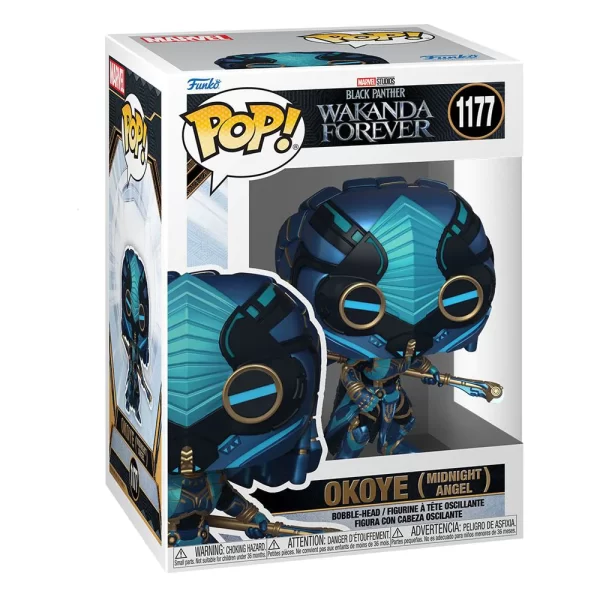 Black Panther: Wakanda Forever POP! Okoye (Angelo di Mezzanotte) 9 cm