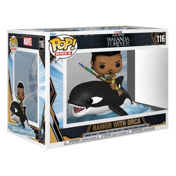 Black Panther: Wakanda Forever POP! Super Deluxe Figure Namor with Orca