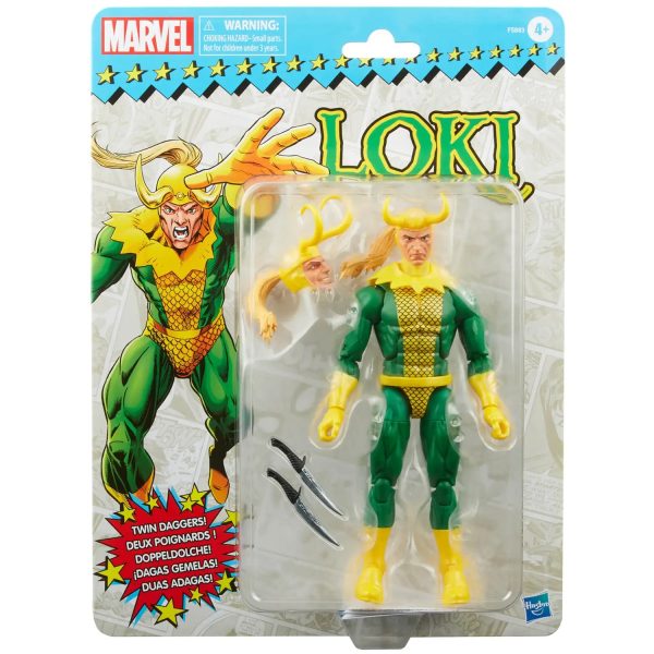 Loki Marvel Legends Retro Collection Action Figure 2022