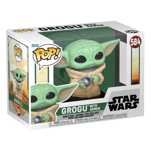 Star Wars The Book of Boba Fett POP! Grogu w/armor