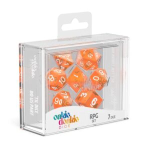 Dadi Oakie Doakie RPG Set Translucent - Orange
