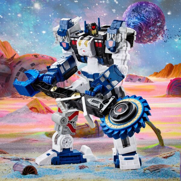Hasbro -Transformers - Generations Legacy - Titan Class - Action Figure - Cybertron Universe Metroplex 56 cm Nerd Stark