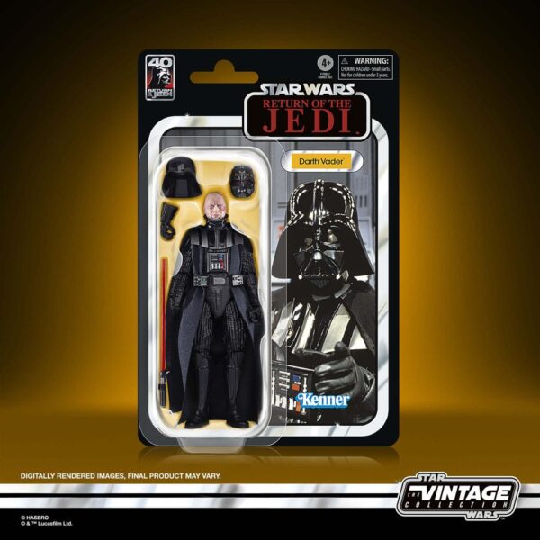 Hasbro Star Wars Episode VI 40th Anniversary Black Series Action Figure Darth Vader 15 cm Nerd Stark.