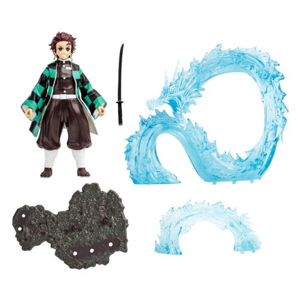 Demon Slayer: Kimetsu no Yaiba Action Figure Tanjiro Water Dragon 13 cm Mc Farlane Toys