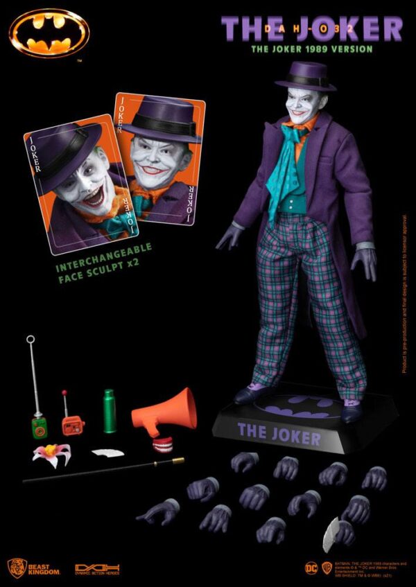 Batman 1989 Dynamic Action Figure 1/9 The Joker 21 cmNerd Stark