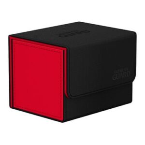 Porta mazzo Ultimate Guard Sidewinder 100+ XenoSkin SYNERGY Nero /Rosso Nerd Stark
