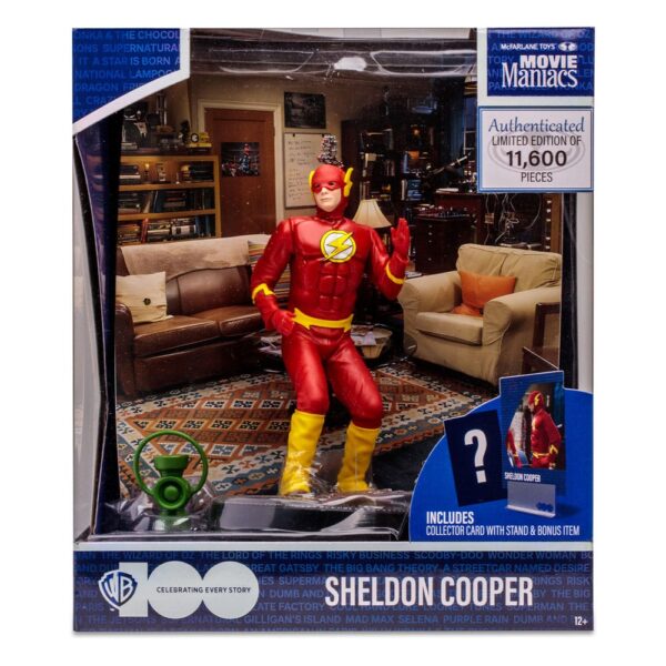 The Big Bang Theory Action Figure Sheldon Cooper nei panni di The Flash 15 cm Nerd Stark