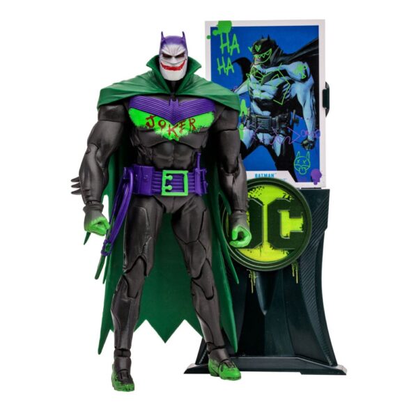 DC Multiverse Action Figure Batman Jokerizzato Etichetta Oro 18 cm Nerd Stark