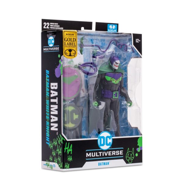 DC Multiverse Action Figure Batman Jokerizzato Etichetta Oro 18 cm Nerd Stark