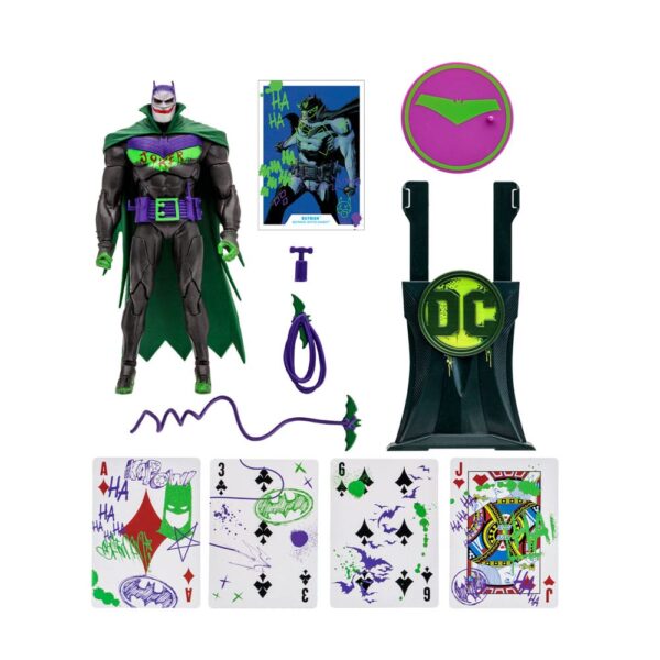 DC Multiverse Action Figure Batman Jokerizzato Etichetta Oro 18 cm Nerd Stark