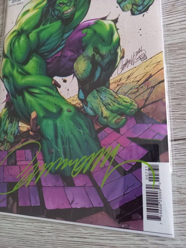 Hulk #7 - Autografato dalla superstar dei fumetti J.Scott Campbell Nerd Stark