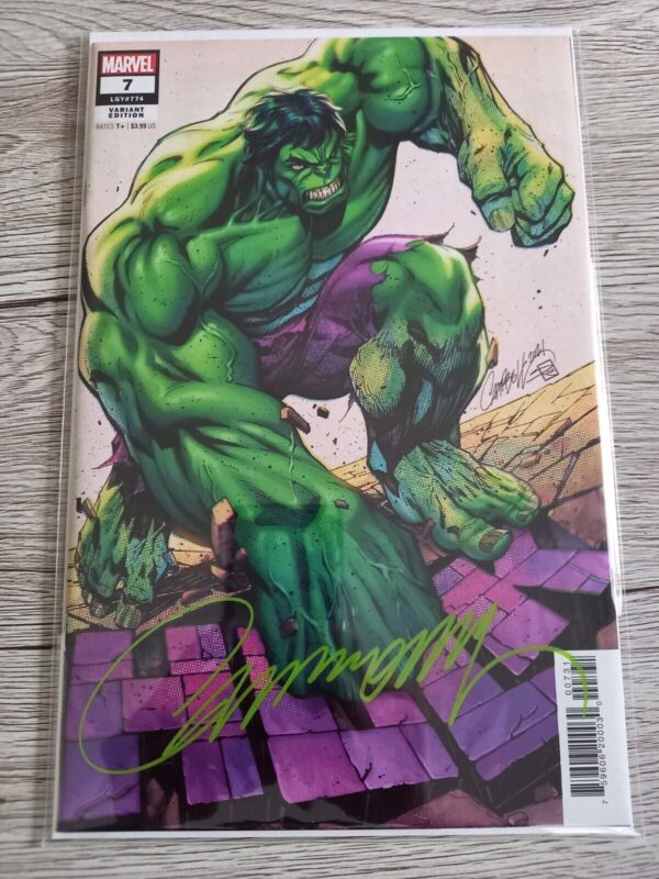 Hulk #7 - Autografato dalla superstar dei fumetti J.Scott Campbell Nerd Stark