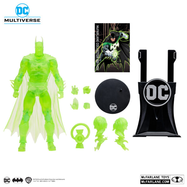 Batman nei panni di Lanterna Verde 18 cm Action figure Mc Farlane Versione Platino Nerd Stark