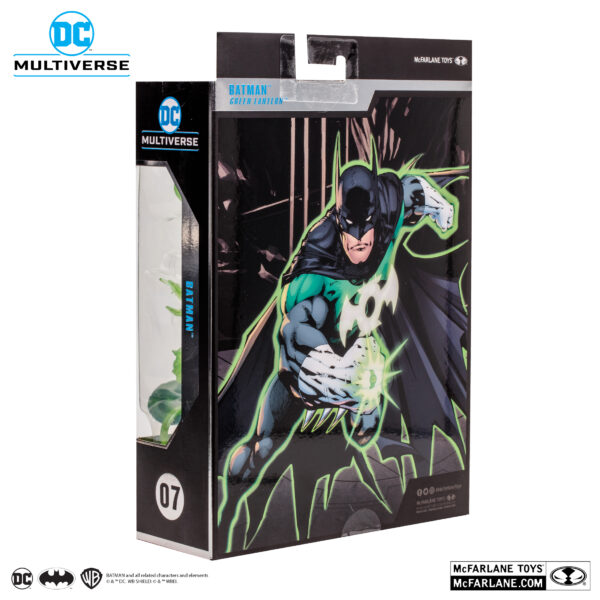 Batman nei panni di Lanterna Verde 18 cm Action figure Mc Farlane Versione Platino Nerd Stark