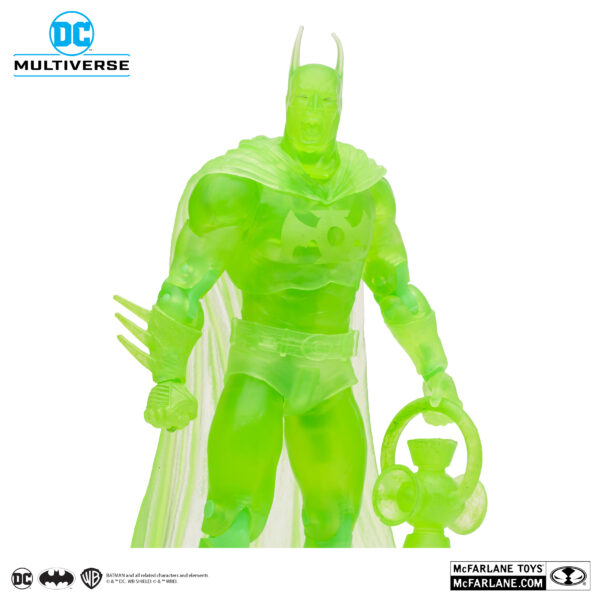 Batman nei panni di Lanterna Verde 18 cm Action figure Mc Farlane Versione Platino Nerd Stark