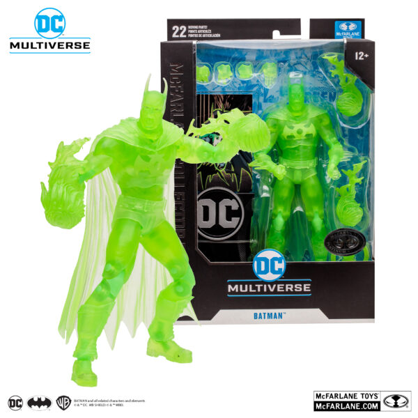 Batman nei panni di Lanterna Verde 18 cm Action figure Mc Farlane Versione Platino Nerd Stark 3 - nerd stark