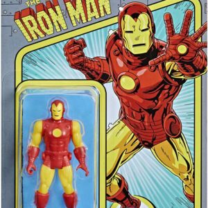 Iron Man Marvel Legends retro Action Figure 9,5 cm Hasbro Nerd Stark